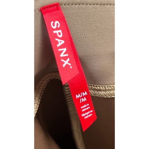 Spanx Leggings Women's Size Medium Brown Stretch - Picture 5 of 6